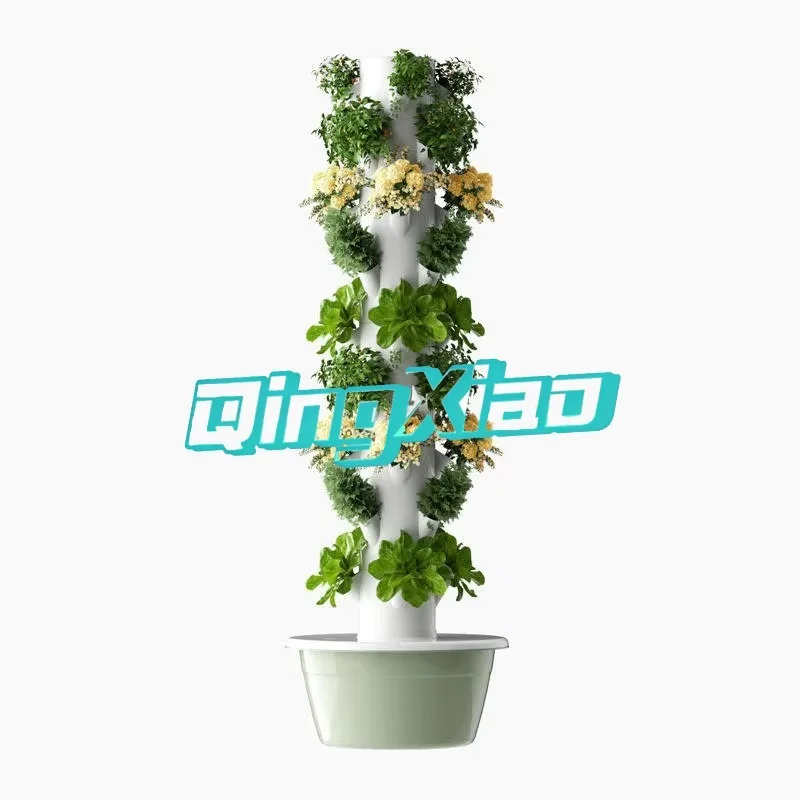 Vertical Hydroponic Tower Intelligent Soilless Cultivation Column Planter For Indoor Outdoor Vegetable Aeroponic Home Planting