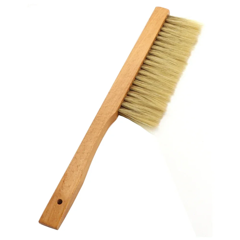 Beehive Cleaning Brush Single Two Three Rows Pig Bristle Horse Tail Hair Wood Handle Bee Sweep Brushes Beekeeping Beekeeper Tool