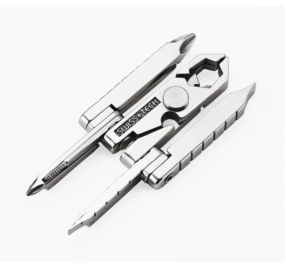 SWISS TECH 19-in-1 Mini-Klappzange, tragbares EDC-Multifunktionswerkzeug, Taschenschraubendreher, Fahrrad-Werkzeugsatz, Outdoor-Wanderausrüstung – Detail 14