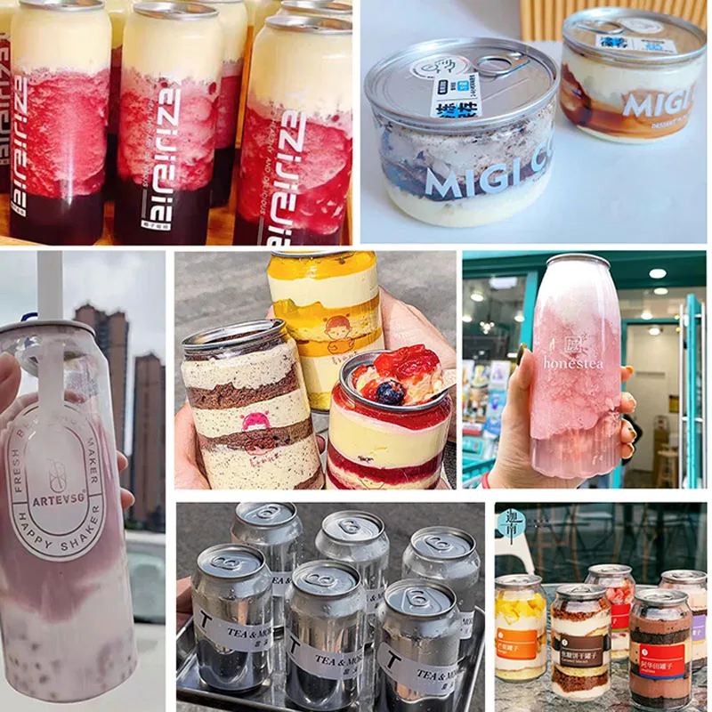 Può sigillare la macchina commerciale della sigillatura della birra del tè del latte che sigilla la macchina imballatrice della latta di alluminio della torta della bevanda