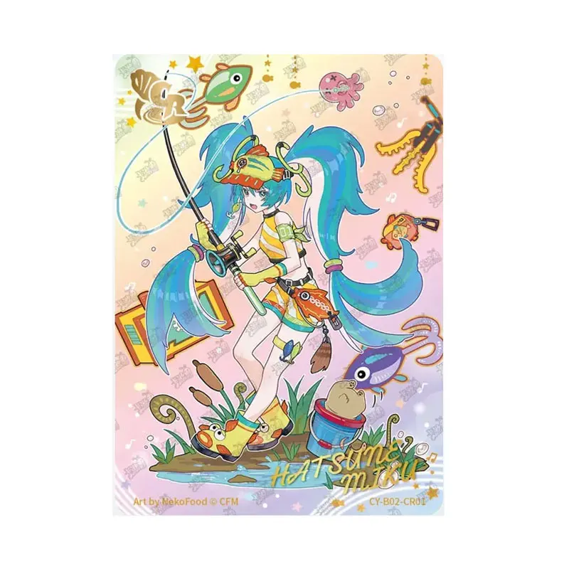 

KAYOU Hatsune Miku Series 2 Charm Pack CR/OR/UTR/AR/SR/MTR/R/N/PR Dreamy Sweetheart Genuine Exquisite Birthday Collection Card