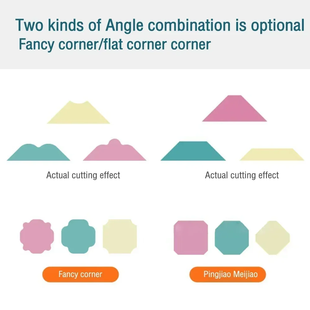 Eckenrunder, Mini-Eckenschneider, runde Ecke, DIY, Papier, Karte, Fotoplaner, Schneidzubehör, 3-Wege-Stanzbrett, Fotoschneider