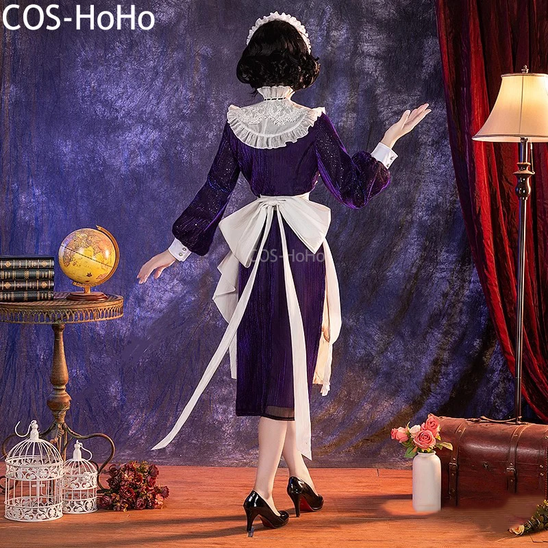 COS-HoHo Reverse:1999 Tuesday Christine Game Suit Lovely Maid Dress Uniform Cosplay Costume Halloween Party Role Play Outfit