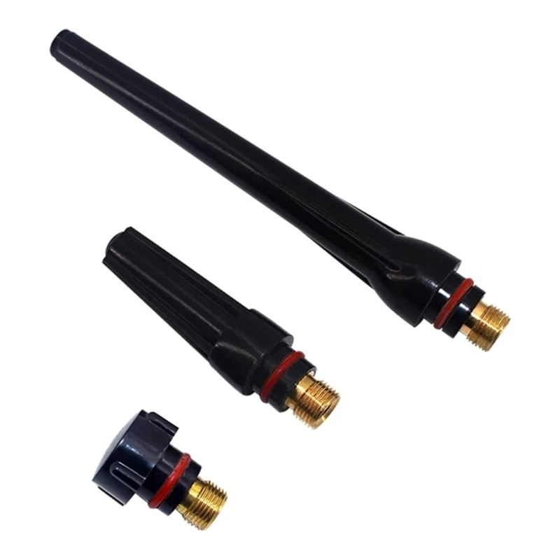 Welders Welding Torch with Tig Cup/Collet Body Nozzle Electrode Suitable for 17/18/26 Tig Welding Torch