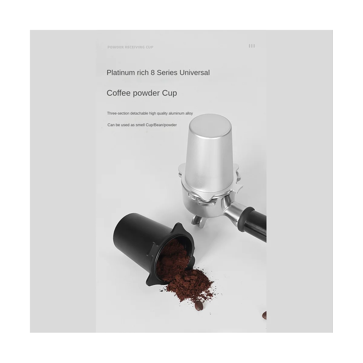 8 시리즈 커피 파우더 픽커 수용 컵 양손 자유형 54mm 디스트리뷰터 에스프레소 메이커 부품 1-HIM