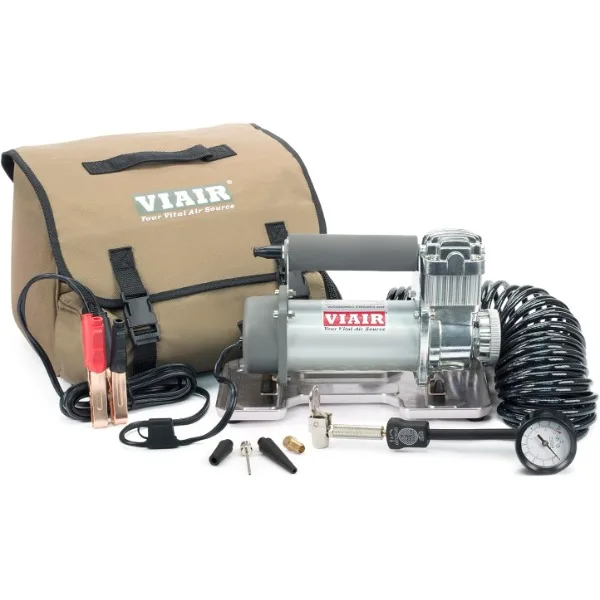 

VIAIR 400P - 40043 Portable Compressor Kit. Tire Pump, Truck/SUV Tire Inflator, For Up to 35 Inch Tires