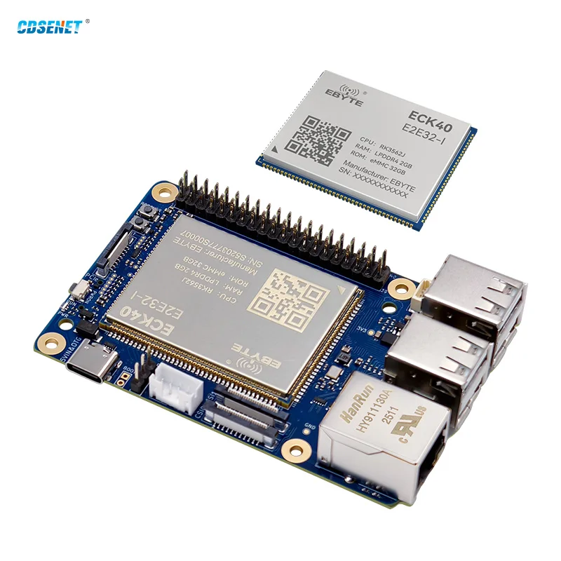 

Промышленный одноплатный компьютер RK3562/J Core Board CDSENET ECK40 Series с четырехъядерным процессором A53, поддержкой GPI, Linux, PCIe, GPIO, NPU