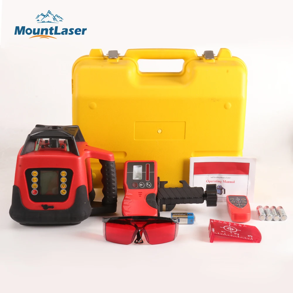 MLR200D  Red/Green Beam Self-Leveling Digital Rotary Laser Level For Measurement Tools