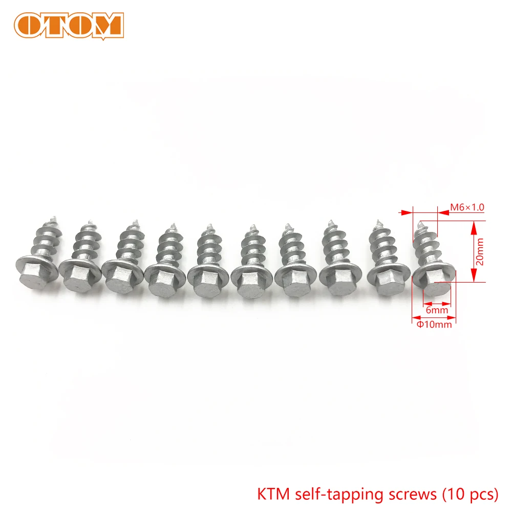 For KTM Fairing Screws Motorcycle Bolt Kit M6 M8 Shock Absorbing Guard Plate Brake Disc Screw EXC XC SX Adventure Fastener Kit