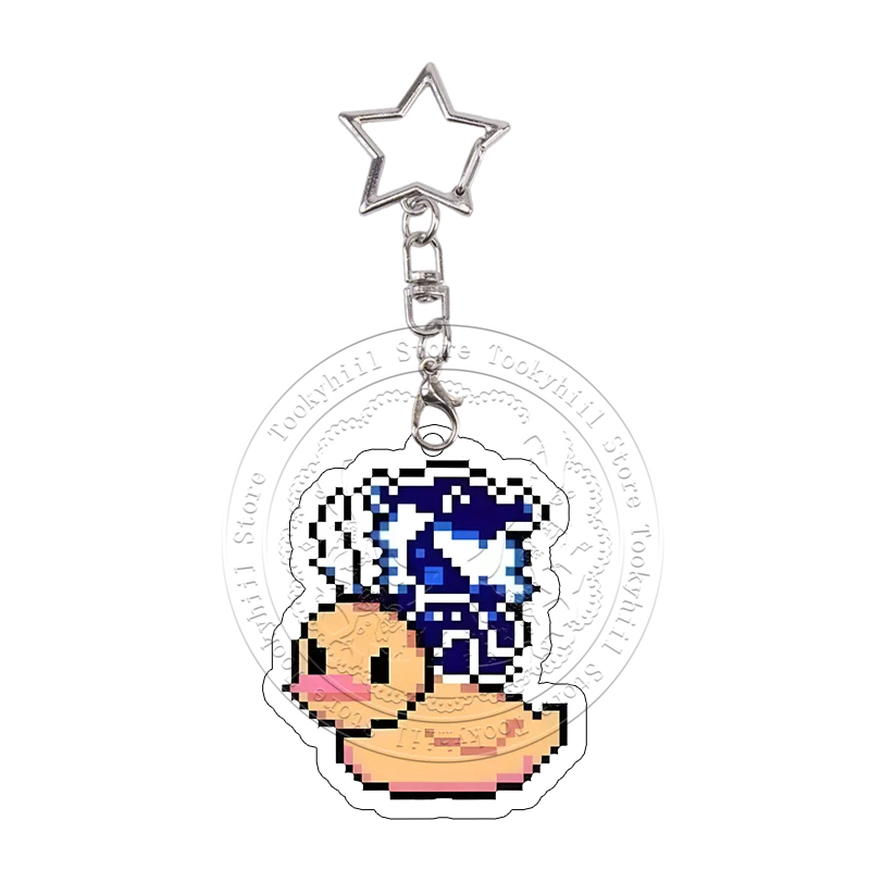 DELTARUNE Taschenanhänger Schlüsselanhänger Jevil Spamton Noelle Acryl-Schlüsselanhänger Holiday Ralsei Charaktere Kollektion Deko Geburtstagsgeschenk – Detail 9