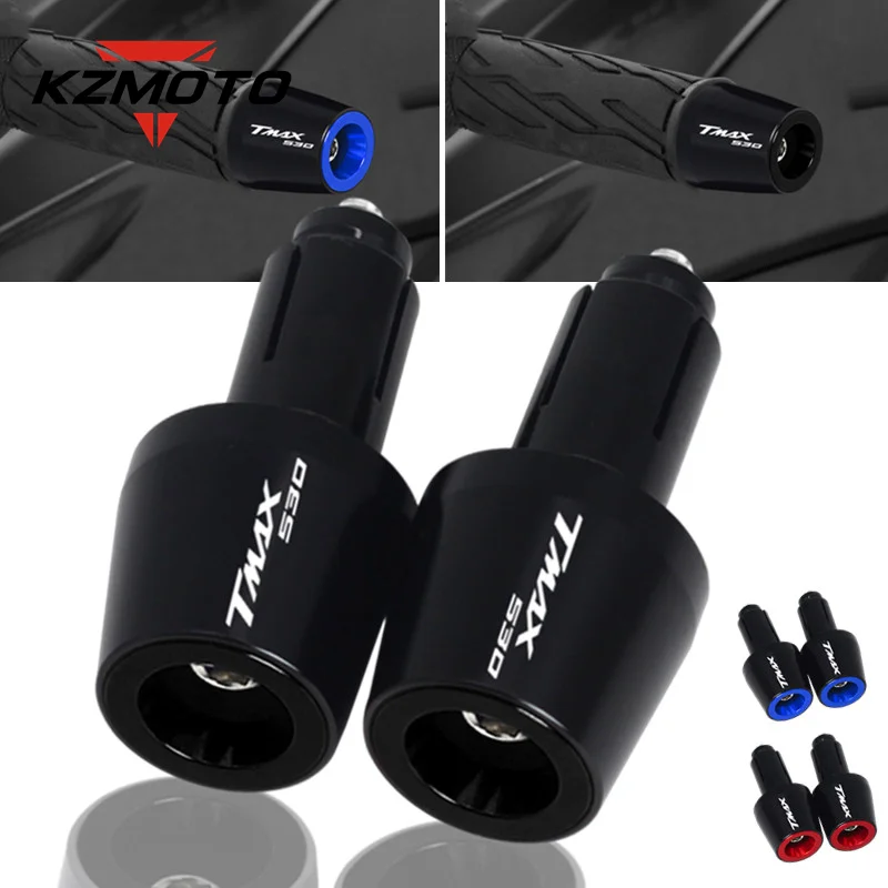 

22mm CNC Motorcycle Handlebar Grips End Handle Bar Cap End Plug For YAMAHA TMAX530 Tmax530 T-MAX 530 2017-2019 2018