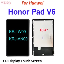 Pantalla LCD Original de 10,4 pulgadas para móvil, montaje de digitalizador con pantalla táctil, reemplazo para Huawei Honor Pad V6 KRJ-W09/KRJ-AN00, 5G, WIFI