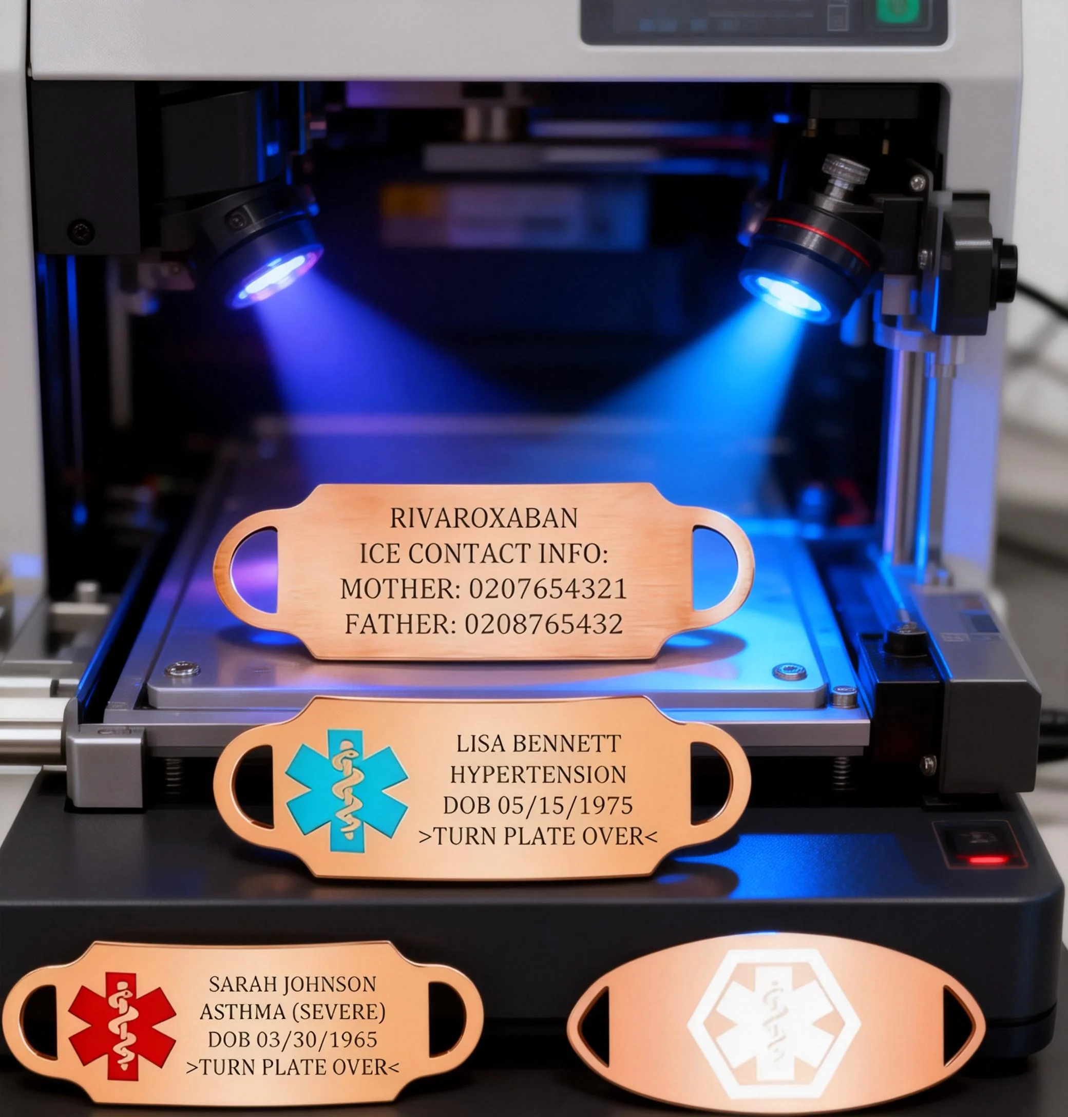 Personalized engraving is a paid service. Feel free to contact our customer service for pricing information.