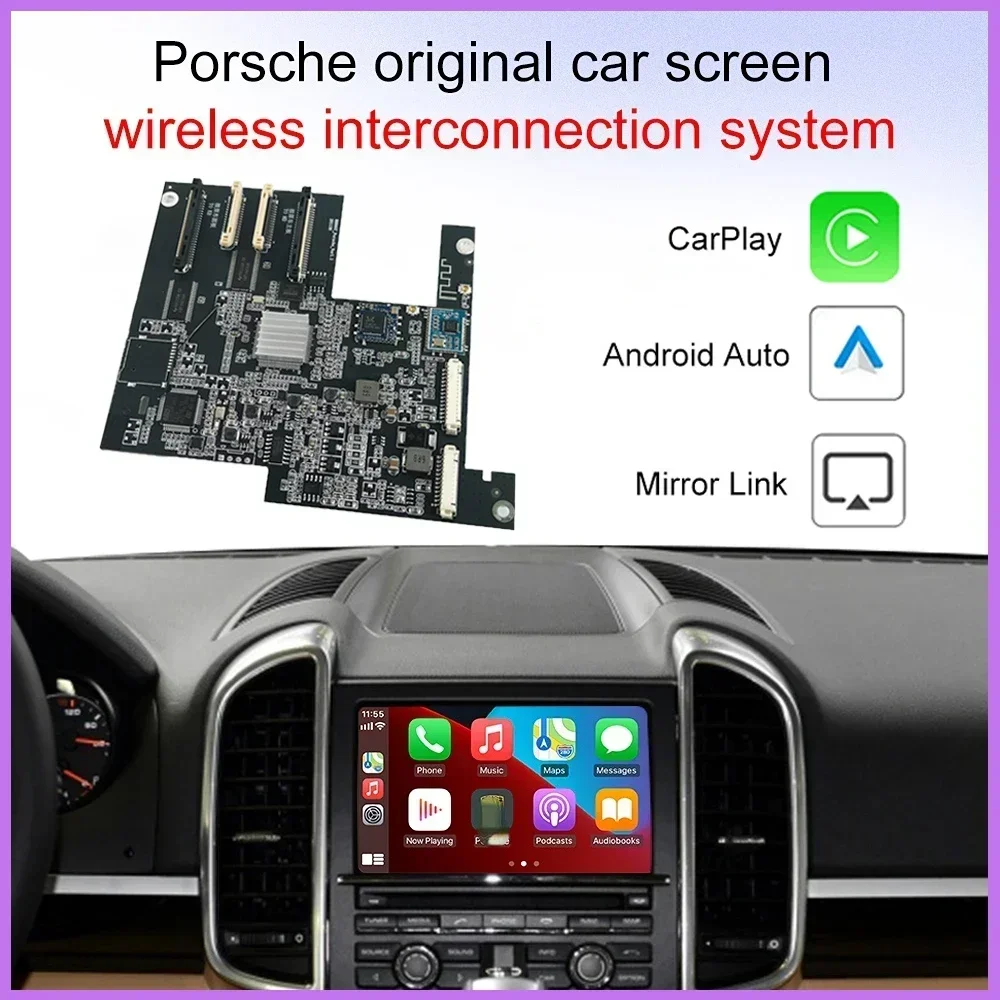 

Screen Upgrade Decoder Box MuItimedia Wireless Apple CarPlay model for 2010-2016 Porsche Panamera Macan 911 Cayenne 718 PCM 3.1