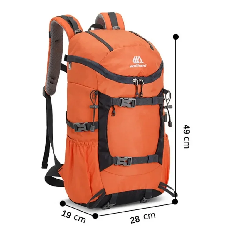 30L Hydration Hiking Backpack Oxford Cloth Outdoor Sports Bag Multifunctional Mountaineering Rucksack for Cycling Camping Picnic