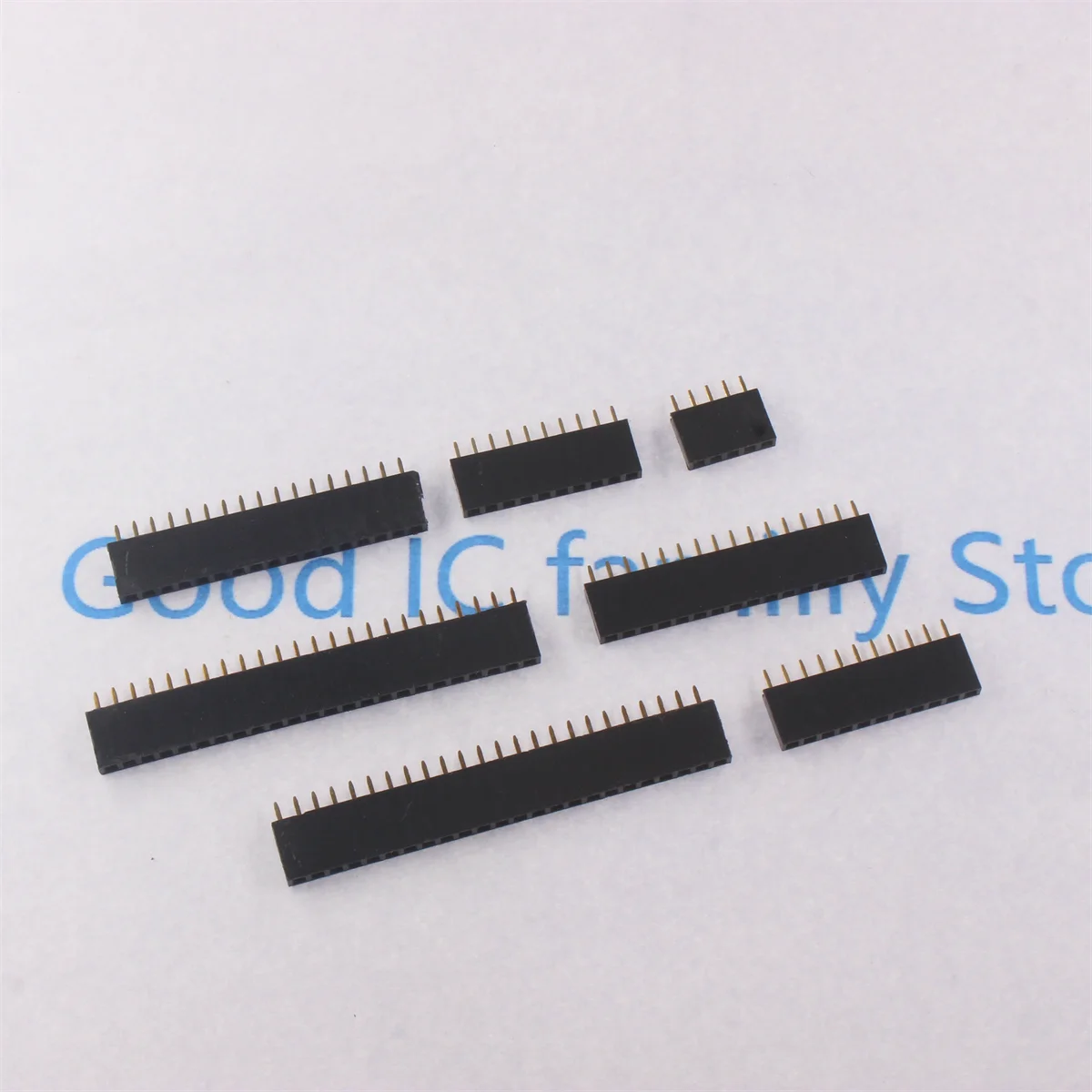 20PCS Single Row Pin Female Header Socket Pitch 2.54mm 1*2P 3P 4P 5P 6P 7P 8P 10P 12P 15P 20P 32P 40P Pin Connector For Arduino