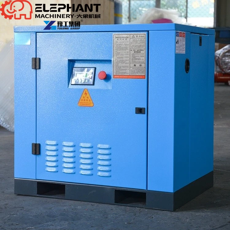 Portable Single-phase Electric Screw Air Compressor 4-in-1 Lubrication Device 7.5HP 10HP 15HP 5.5kw 7.5kw 11kw
