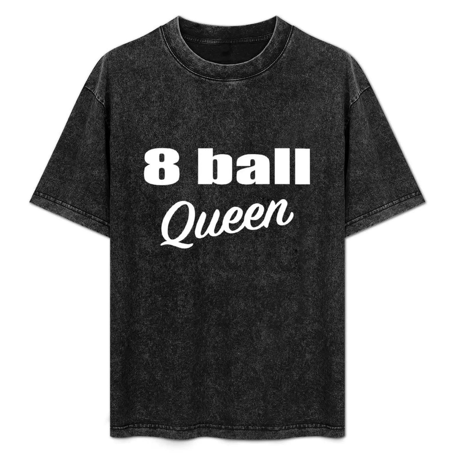 8 Ball Queen Billiards Pool Players Gifts T-Shirt animal prinfor boys Man t-shirt black t-shirts for men