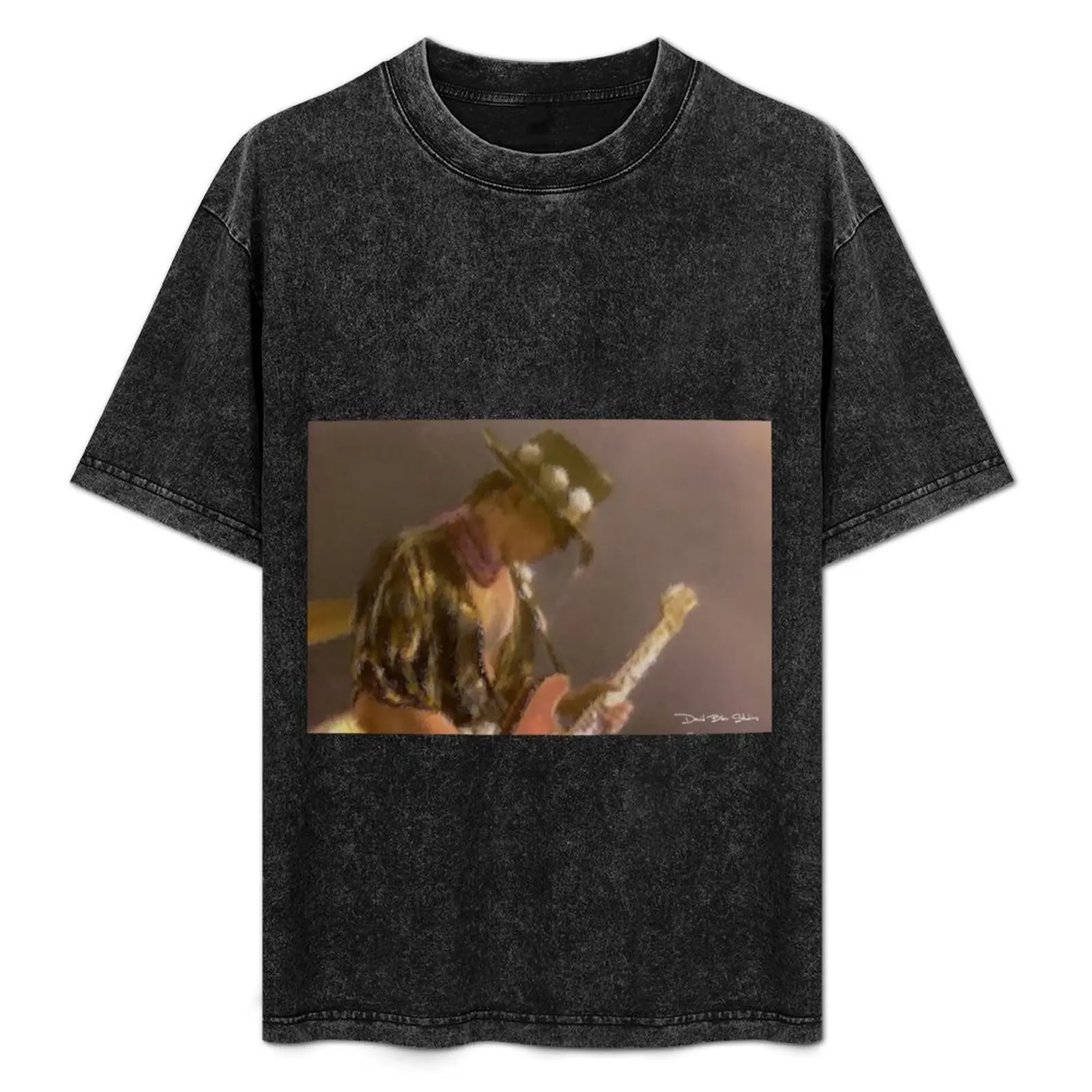 Stevie Ray Vaughan - Dedication T-Shirt Utility Casual Work T-Shirt