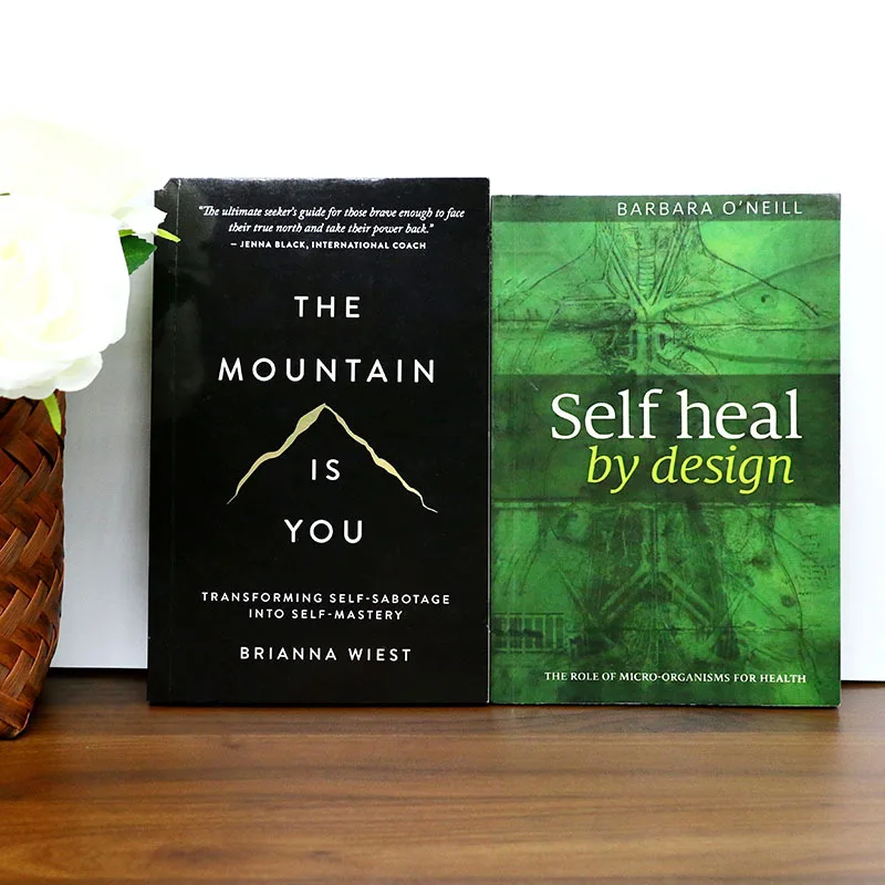 

《The Mountain is You》+《Self heal by design》A Dual-Effect Set for Self-Improver Health Enthusiast Ideal for Chrismas holiday gift