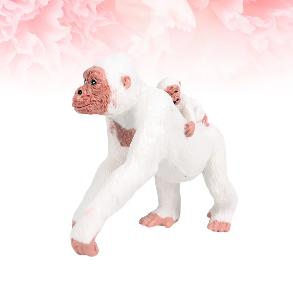 

Realistic Monkey Sculpture Educational Wildlife Display Decor for Kids Classroom Home Office Zoo Theme Learning Animal