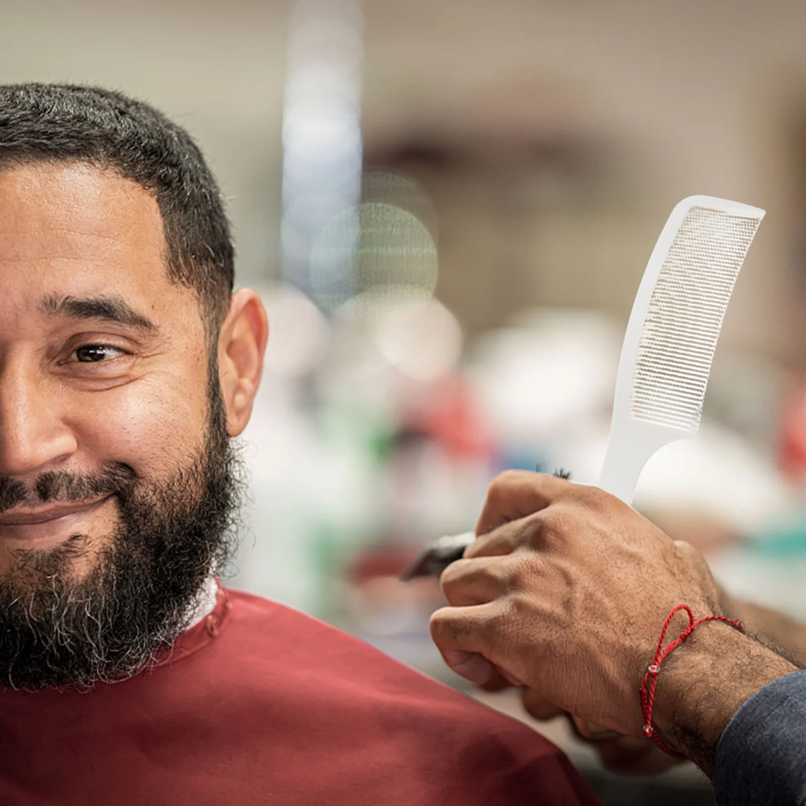 

2 шт. изогнутые расчески для машинки для стрижки волос, профессиональные расчески для стрижки волос для мужчин, инструмент для фейд-стайлинга, плоские расчески для парикмахерских работ