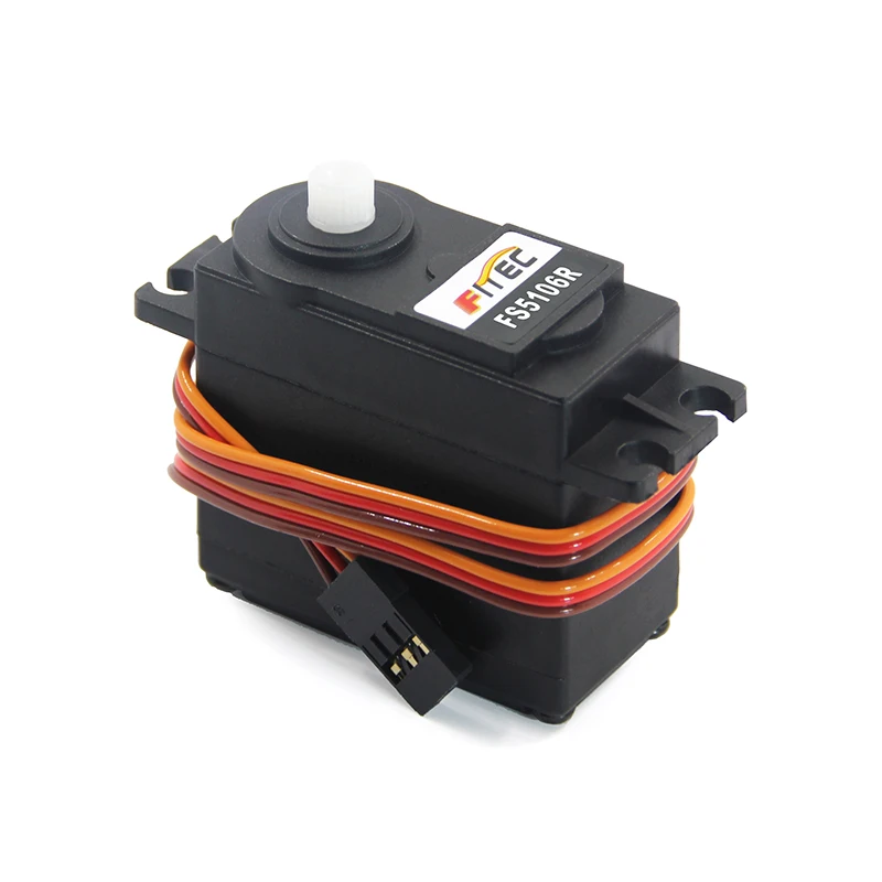 

Feetech FS5106R Стандартный размер 6 кг Сервопривод с вращением на 360 градусов