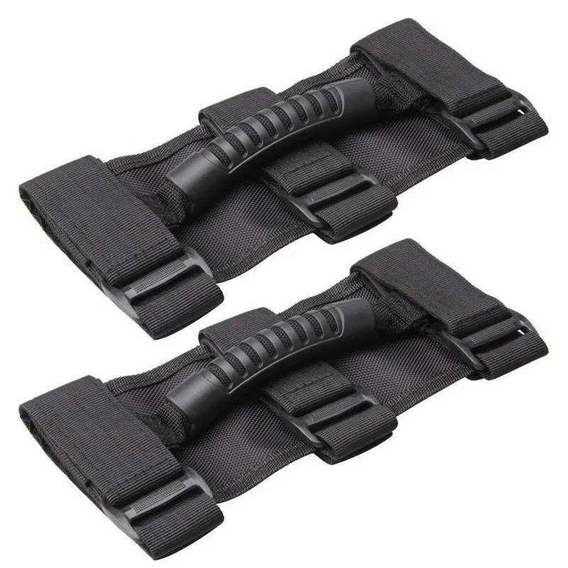 Car Roof Grab Handles Wide Version Nylon Webbing Interior Roll Bar Grab Handle For Vehicle Interior Accessories