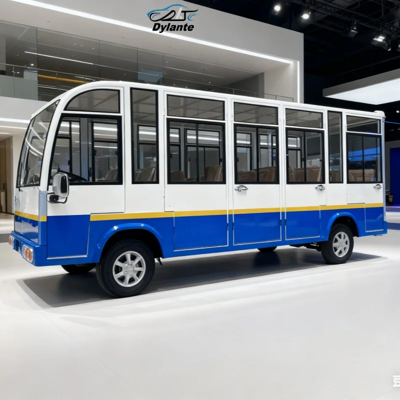 حافلة مكوكية للركاب حافلة سياحية مغلقة كهربائية، جودة عالية، موثوقية وتصميم مبتكر للسياح TransSporting #6