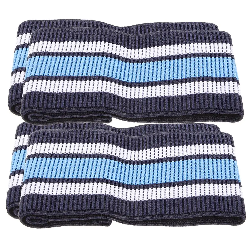

2 Pairs Elastic Trouser Leg Strap Blue High Elastic Band Belt for Mountain Bike Cycling Camping Gadgets Outdoor Activity