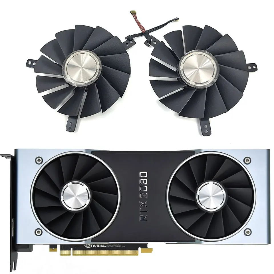NEW Original RTX 2080 Founders Edition GPU Fan，For NVIDIA RTX