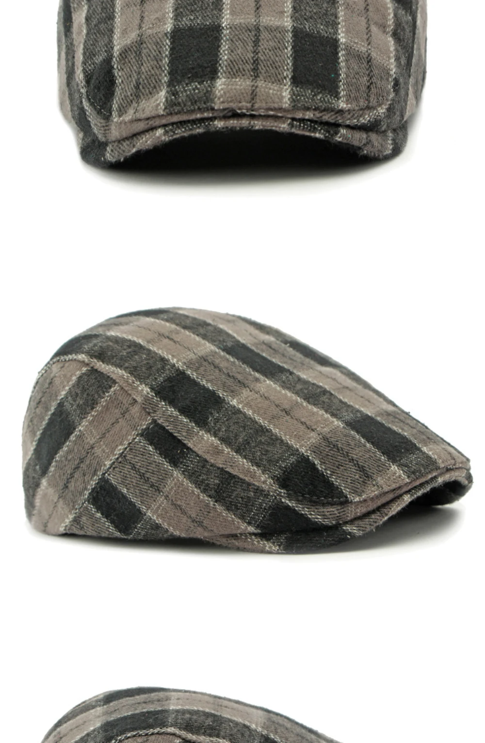 HT4947 Berets Neue Herbst Winter Caps für Männer Frauen Plaid Künstler Maler Baskenmütze Hut Männlich Weiblich Ivy Flache Kappe Einstellbare Baskenmütze Kappen – Detail 6