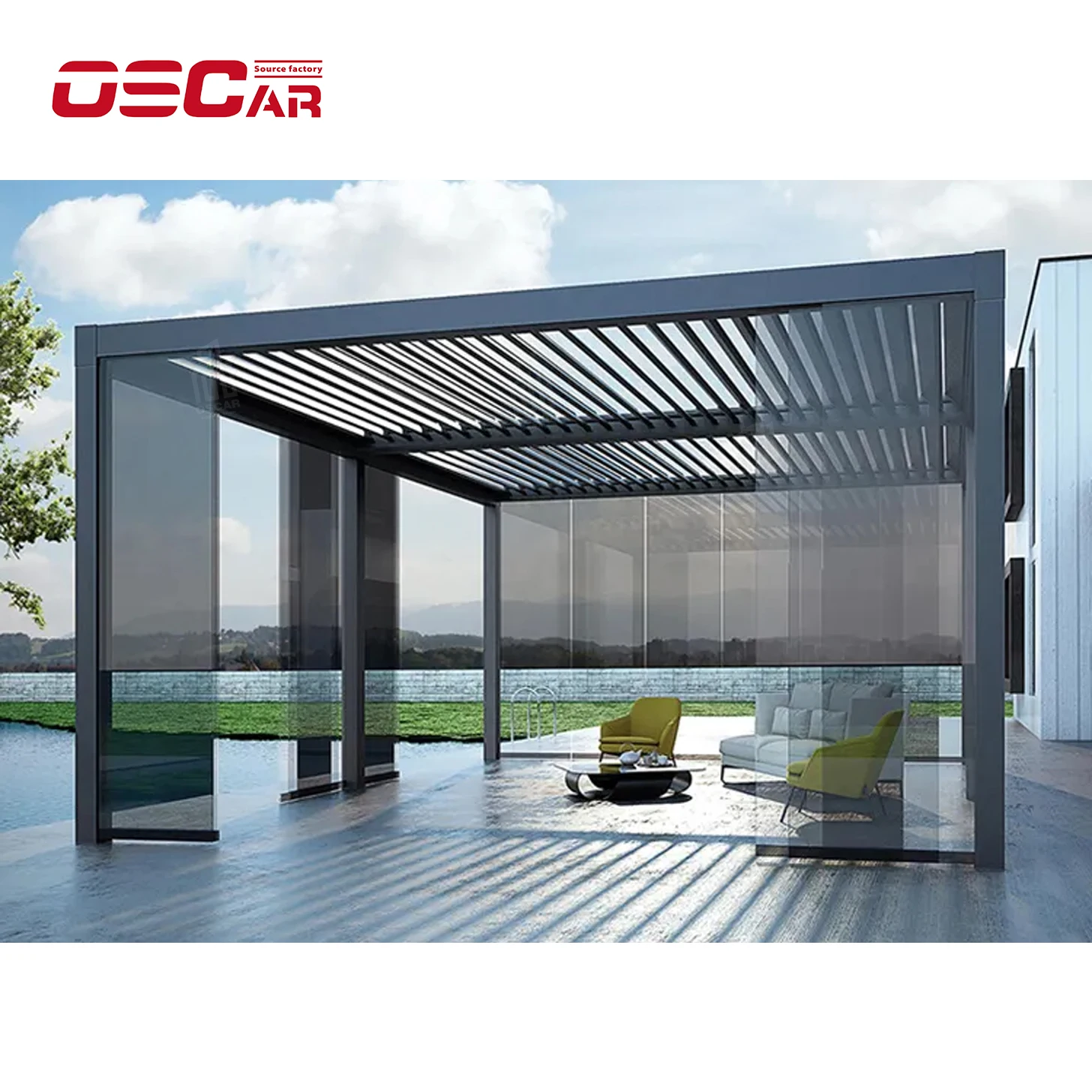 

pergola aluminium outdoor 3x3 3x4 4x4 3x6 4x6 6x3 6x4m oem pergola outdoor aluminium pergola