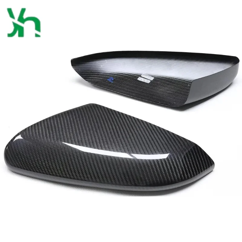 غطاء الرؤية الخلفية من ألياف الكربون الجافة لهوندا 10th الجيل سيفيك (2016-21) غطاء الرؤية الخلفية الجانبية للجسم
