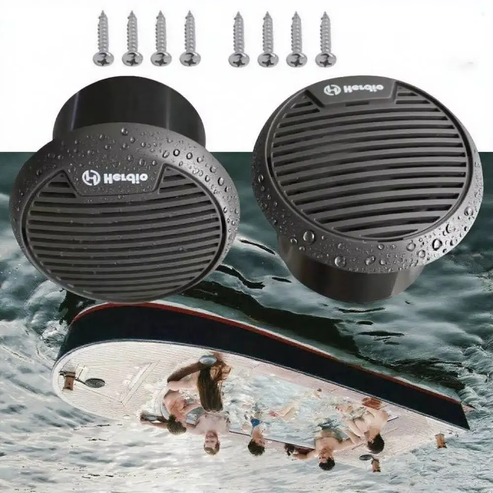 

Herdio 140W 1Pair 3 Inch Waterproof Marine Speakers Full Range Audio Boat Speaker Stereo System For Bathroom Motorcycle UTV ATV