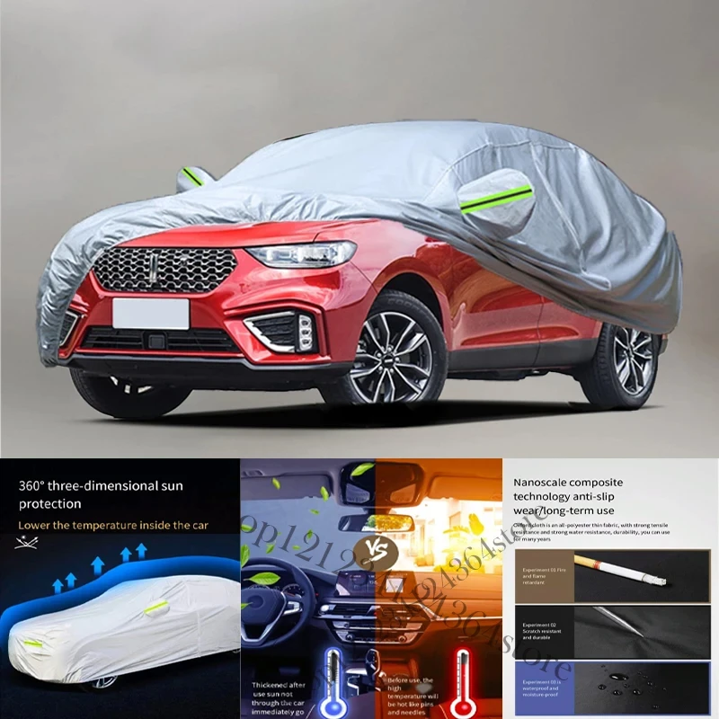 

For Wey-VV5-fit-Auto Anti snow Anti dust Anti-uv Anti peeling paint And Anti Rainwater 210t car cover Car cover protection