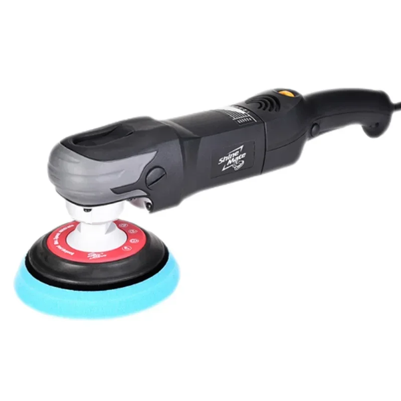 SHINE MATE Car Polishing Machine Auto Polisher Machine 220V Electric Dual Action 125mm Backing Plate  for Buffing Waxing Tools