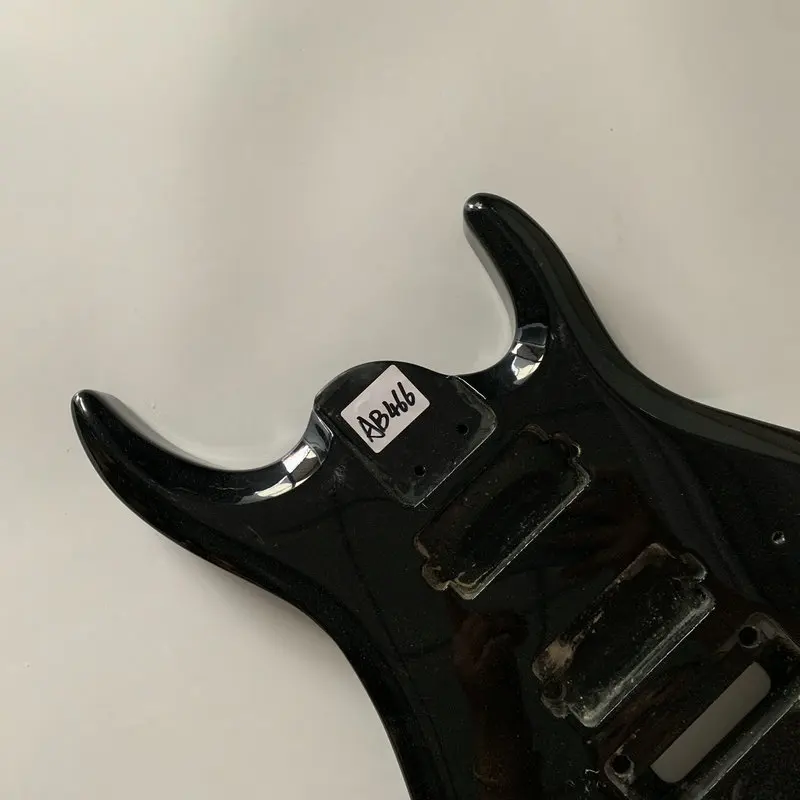 AB466 Black Color 7 Strings Floyd Rose  Electric Guitar Body HH Pickups Surface Damages And Dirty