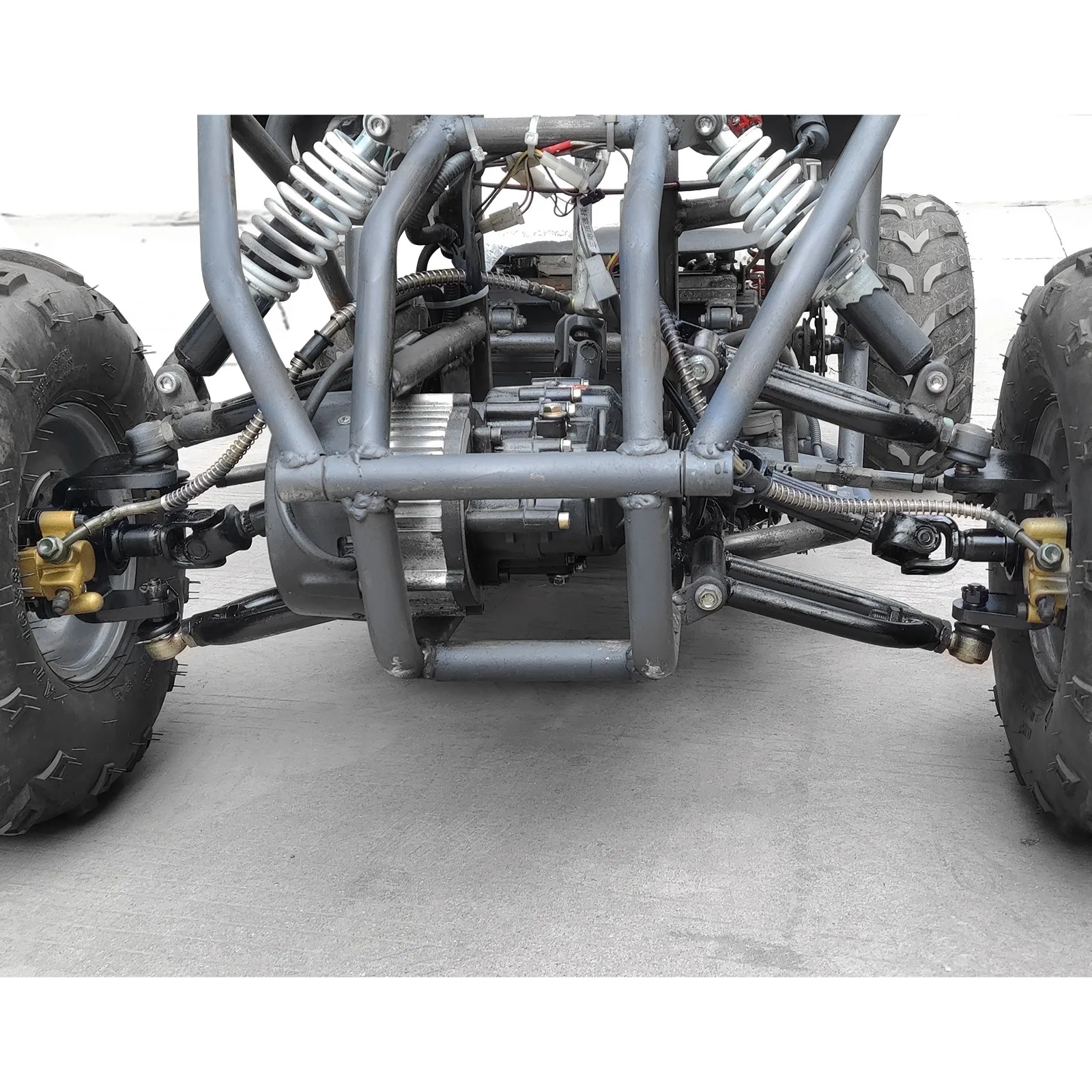 Electric Go Karts Part 72V 1500W Differential Motor 4 Wheel Drive Go Cart UTV for Atv Riding Go Kart Racing,2 Front Axles