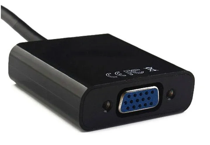 HD 1080P HDMI 互換オス - VGA メスケーブルデジタル - アナログコンバータアダプタ PC ラップトップ用