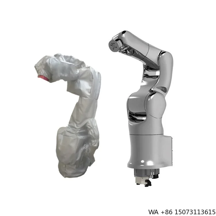 6-Axis Robotic Arm with Protective Cable Dress Pack for Automated Pick and Place Robot Systems