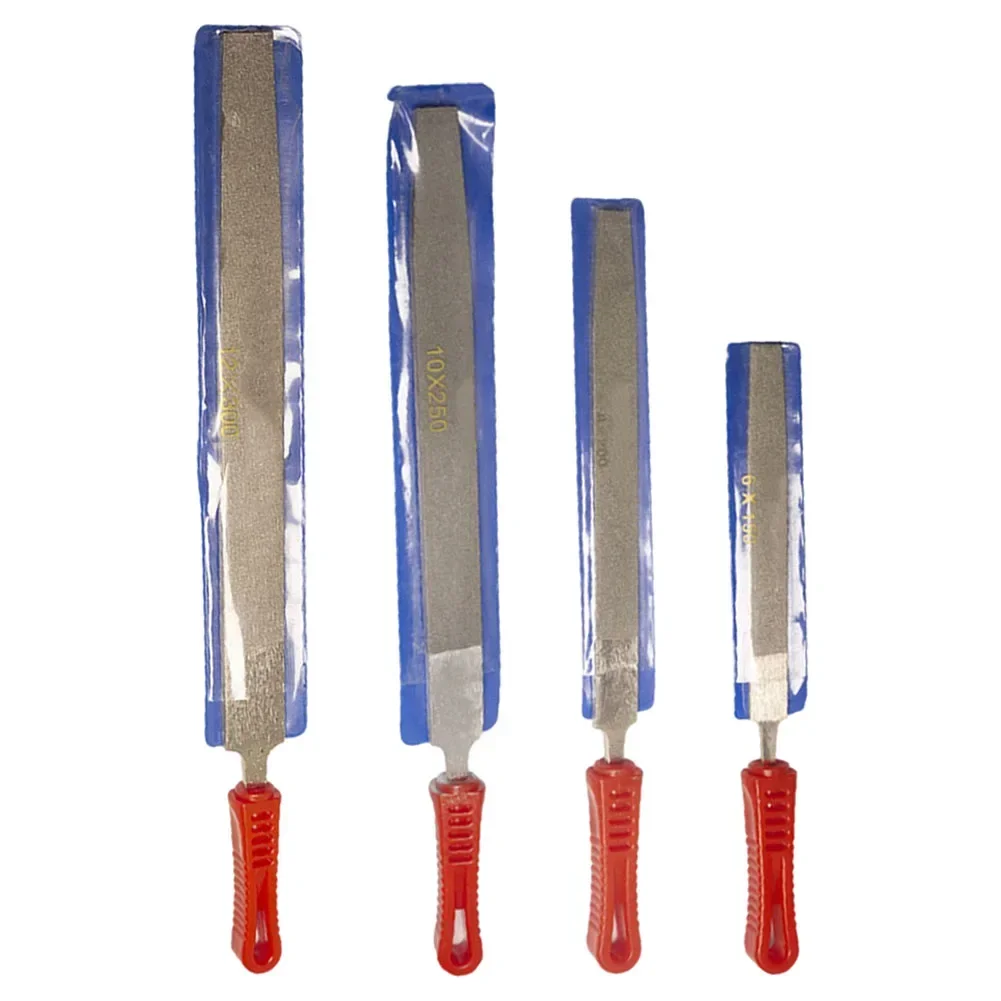 6-12inch Diamond Needle Flat File 150 Grit Grinding Hand Files Working Tools Hand Tools Power Tools Accessories