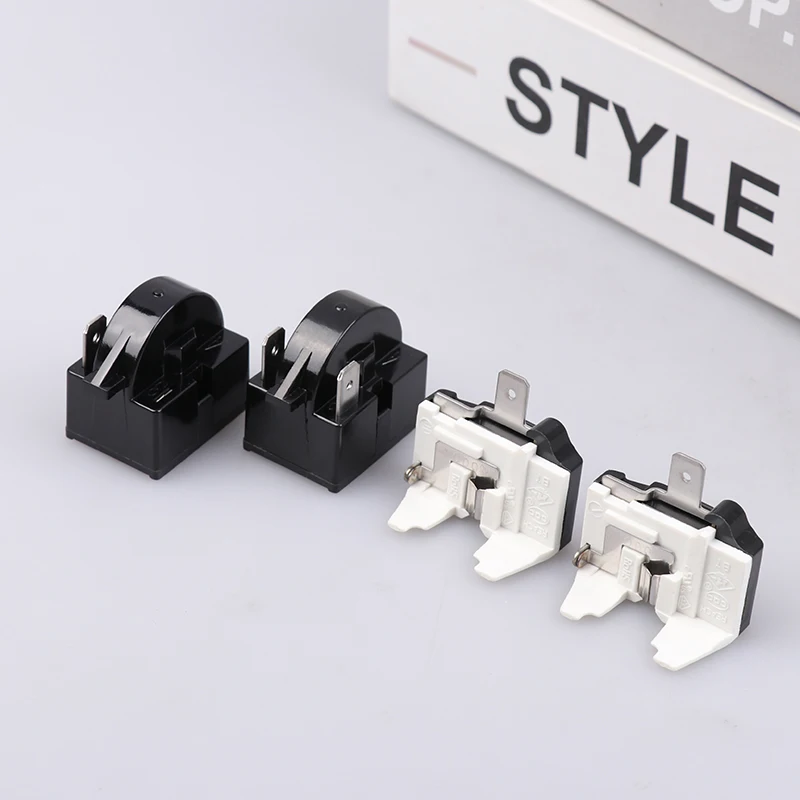 1/2 Pin 15 Ohm 1/6H Refrigerator Compressor PTC Start Relay Overload Protector Replacement