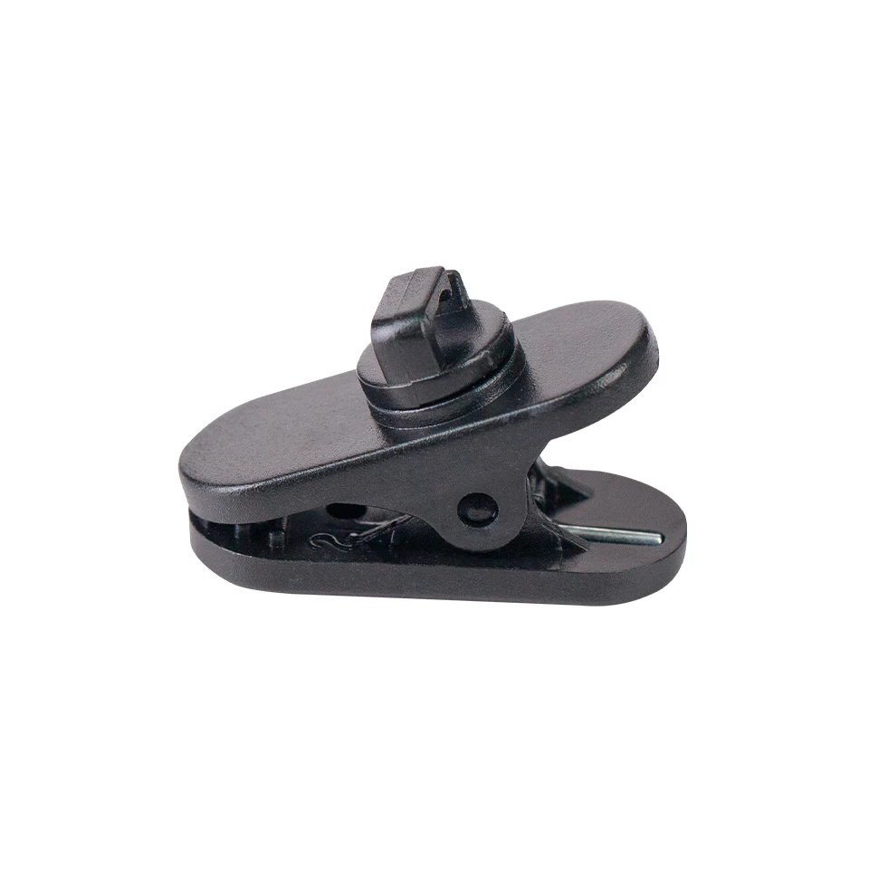 Black Swivel Plastic Clamp Hearing Aid Clip Replacement Retainer Anti-lost Holder Clips