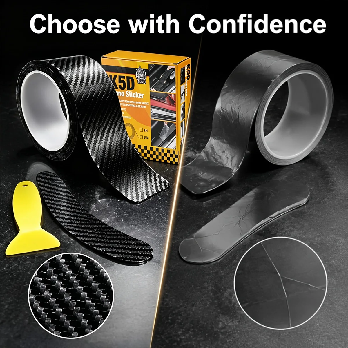 Car Sunroof Sealing Strip Waterproof Sticker Matte Black Insulation Self-Adhesive  Resistant Car Sunroof Edge Seal Strips