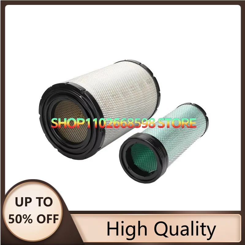 SK200-10 Air Filter Element YN11P00072S006 YN11P00072S007 New Excavator Construction Machinery Accessories Suitable for