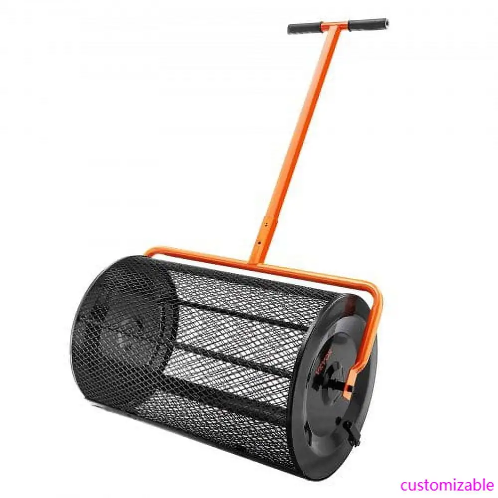 

Compost Spreader Peat Moss Spreader 24 inch Wide 24.4-26.4" Height Adjustable Lawn & Garden Spreaders Compost, Top Soil