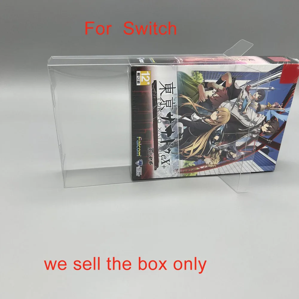 Transparent Box Protector For Switch NS for Tokyo Xanadu eX HK version limited TEP Storage Game Shell Clear Display Case