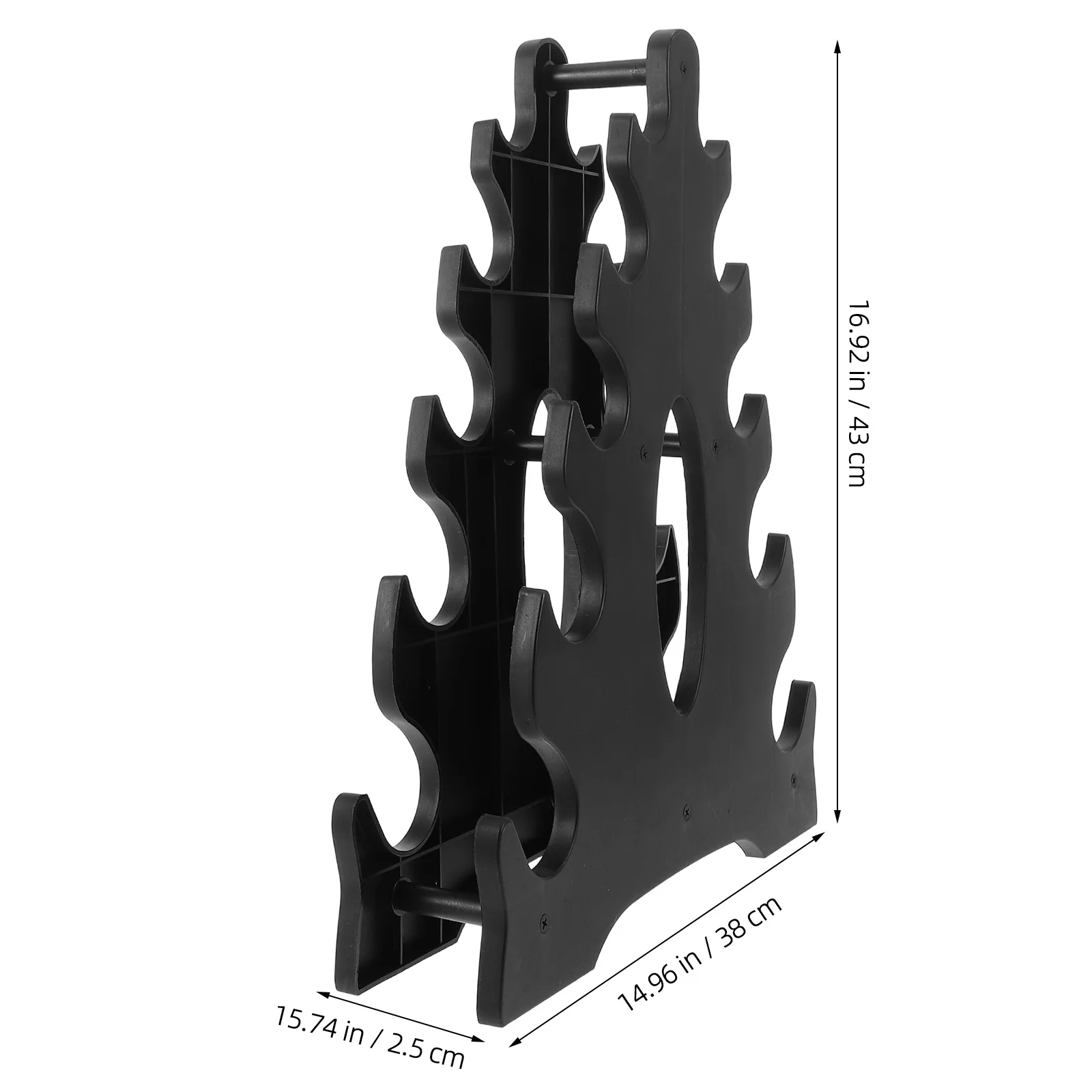 Multi-Layer Dumbbell Rack Stand Reusable Weight Holder For Home Gym Plastic Dumbbell Storage Floor Bracket Workout Strength