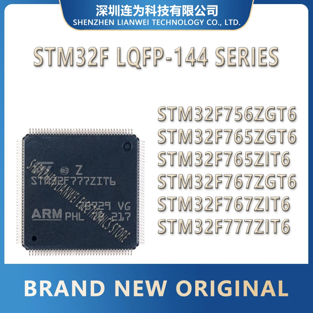 STM32F756ZGT6 STM32F765ZGT6 STM32F765ZIT6 STM32F767ZGT6 STM32F767ZIT6 STM32F777ZIT6 STM32F STM32 STM IC Chip LQFP-144